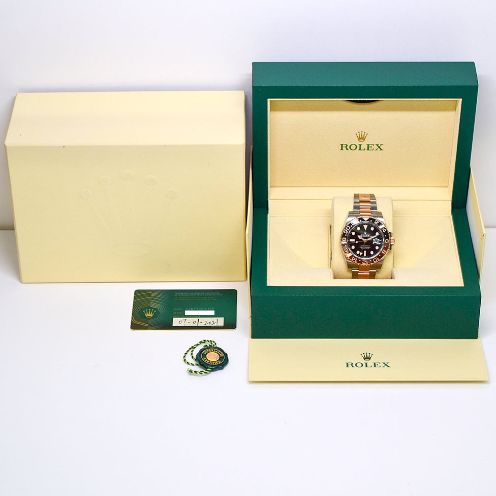 GMT-Master II "Root Beer" Steel and Rose Gold 126711CHNR