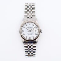 Datejust 36mm Steel and White Gold 16234