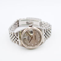 Datejust 36mm Steel and White Gold 16234