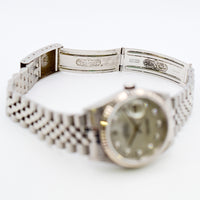Datejust 36mm Steel and White Gold 16234