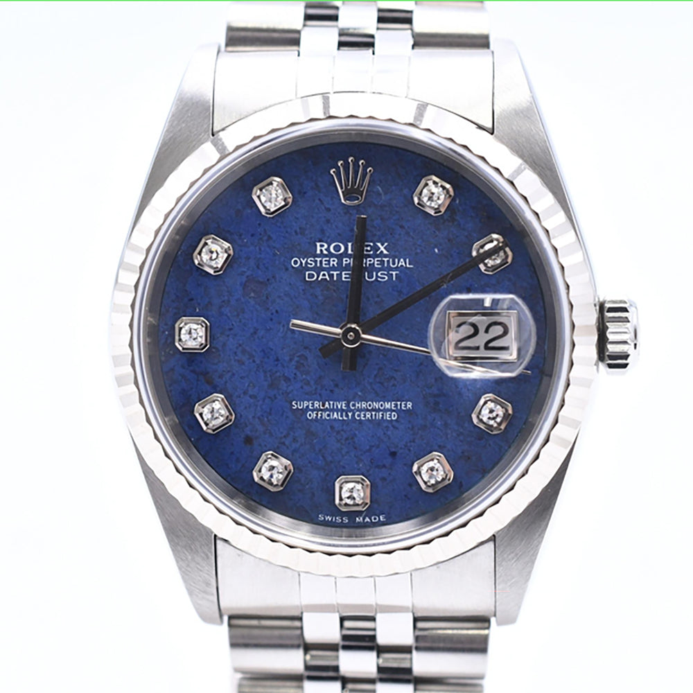 Datejust 36mm Steel and White Gold 16234G