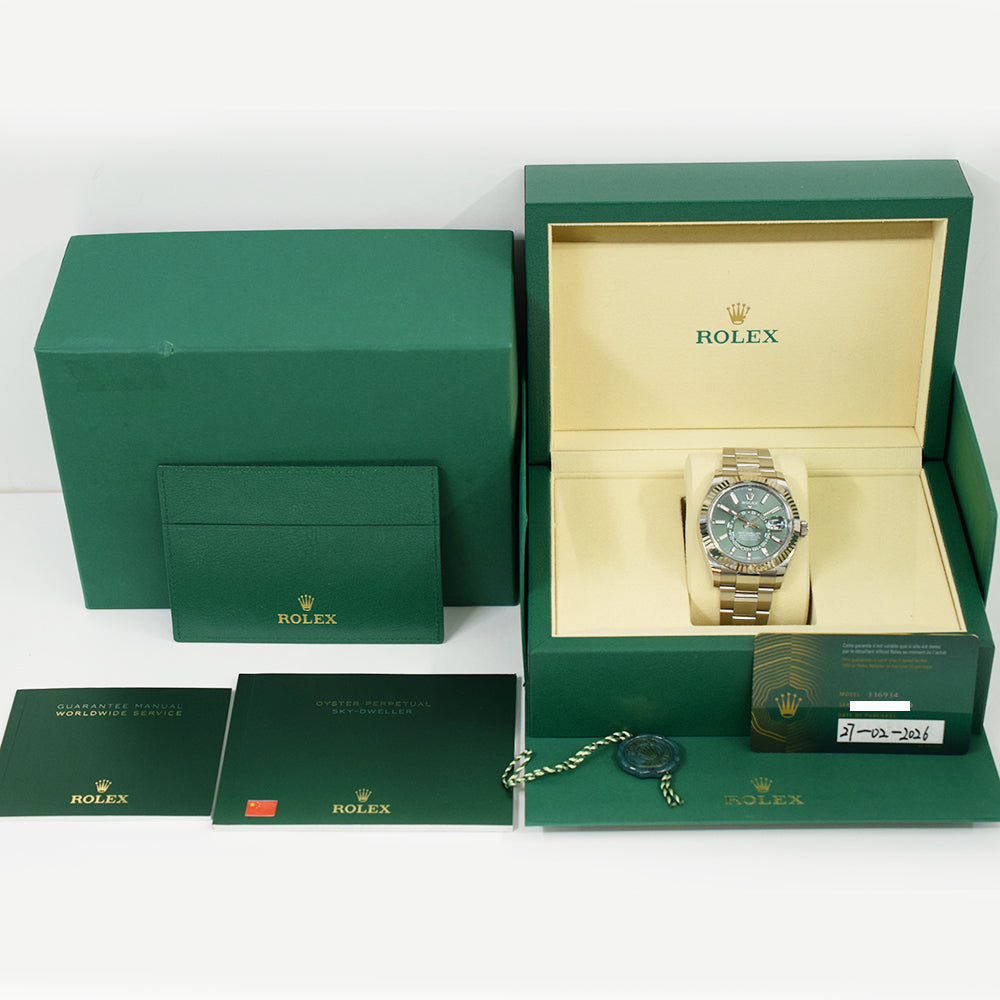 Sky-Dweller Steel and White Gold 336934