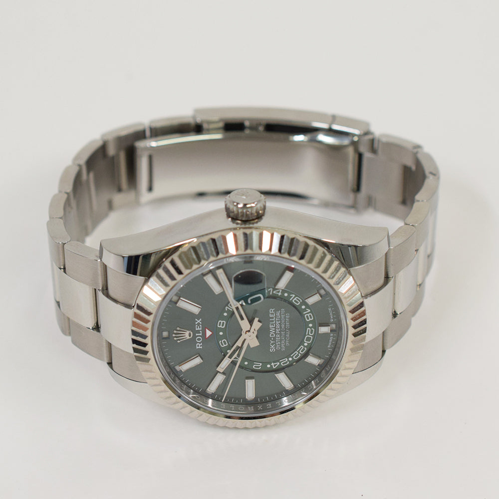 Sky-Dweller Steel and White Gold 336934
