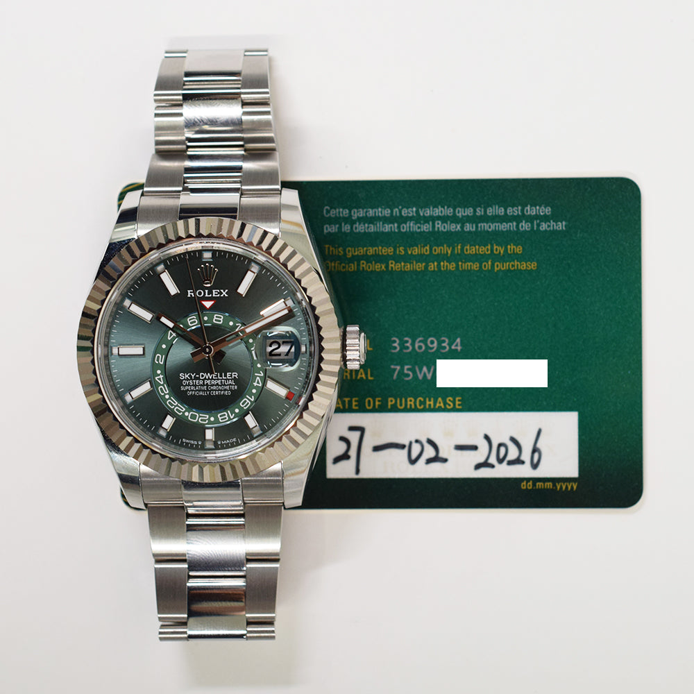 Sky-Dweller Steel and White Gold 336934