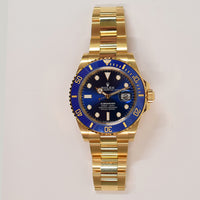 Submariner Date 41mm Blue Bezel Yellow Gold 126618LB