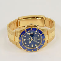 Submariner Date 41mm Blue Bezel Yellow Gold 126618LB