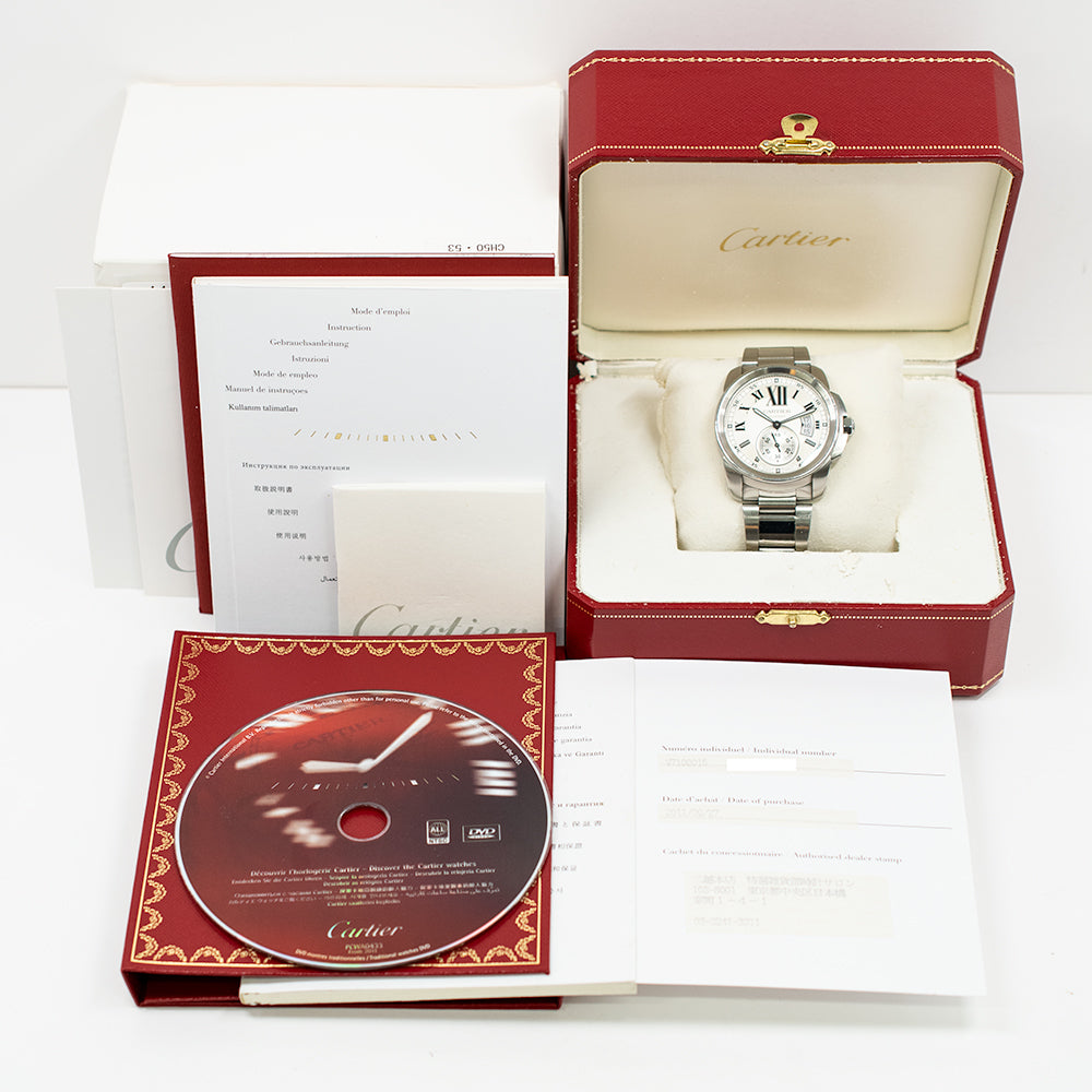 Calibre de Cartier 42mm Steel W7100015