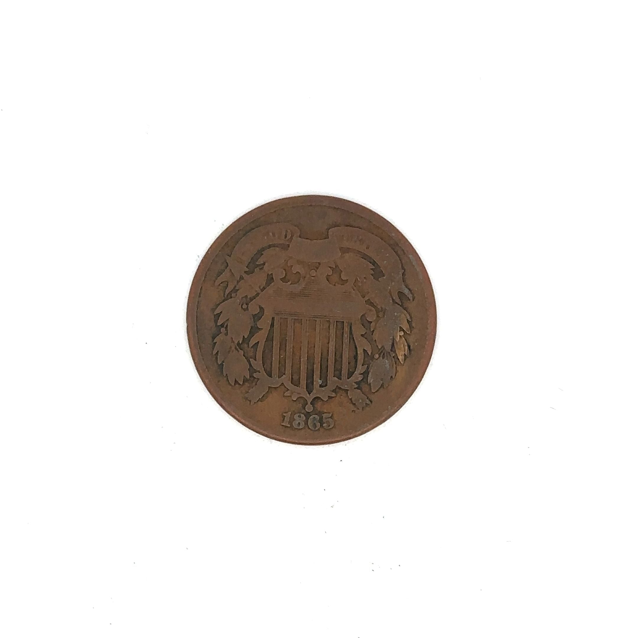 1865 Wheat 2 Cent Coin
SEND T