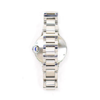 Ballon Bleu de Cartier 33mm Diamond Bezel Blue Dial Steel W4BB0028