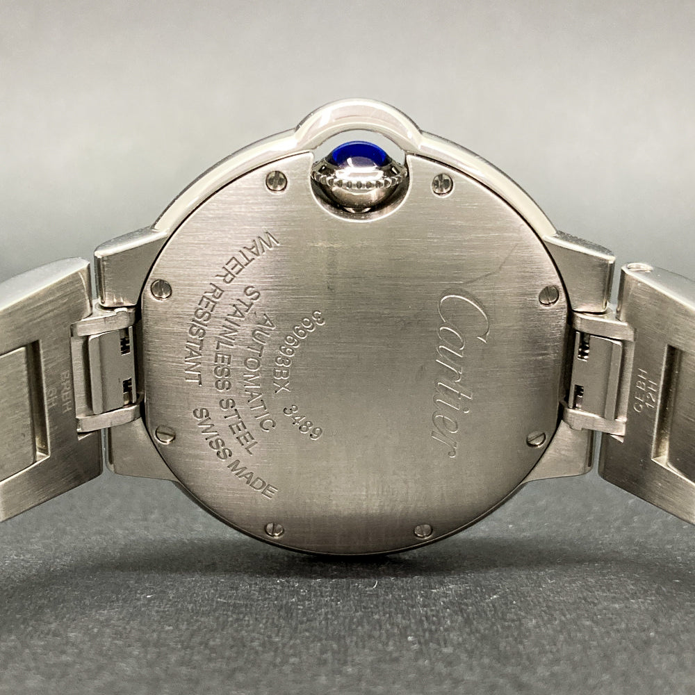 Ballon Bleu de Cartier 33mm Diamond Bezel Blue Dial Steel W4BB0028