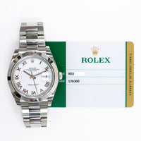 Datejust 41mm Steel 126300