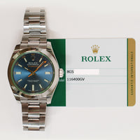 Milgauss Green Crystal 116400GV