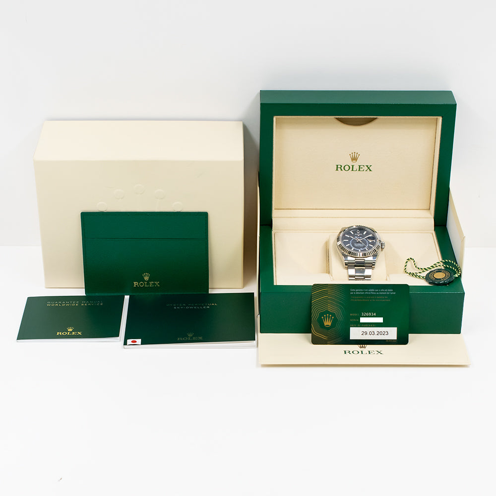 Sky-Dweller Steel and White Gold 326934