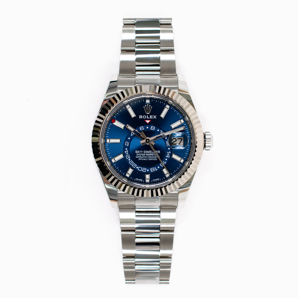 Sky-Dweller Steel and White Gold 326934