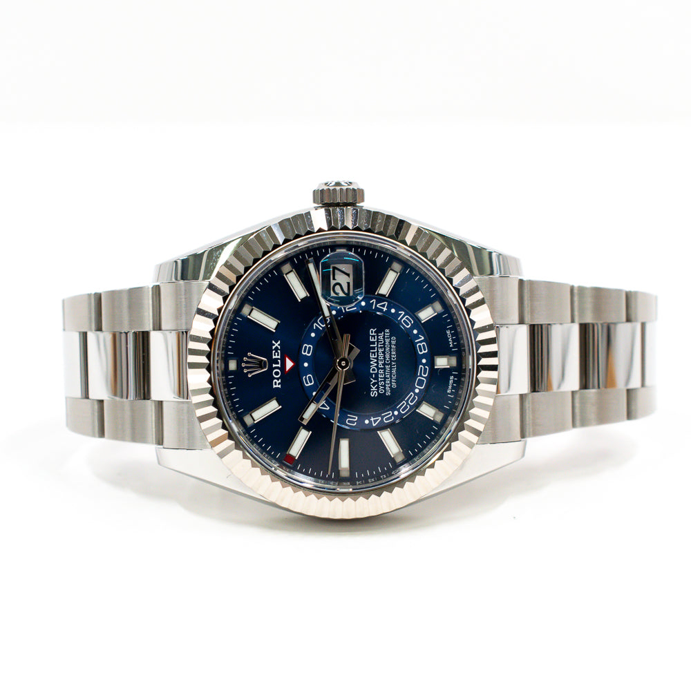 Sky-Dweller Steel and White Gold 326934