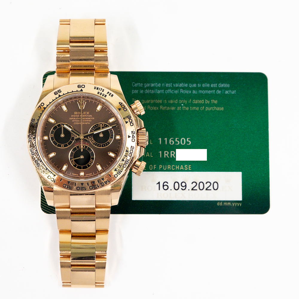 Daytona Rose Gold 116505