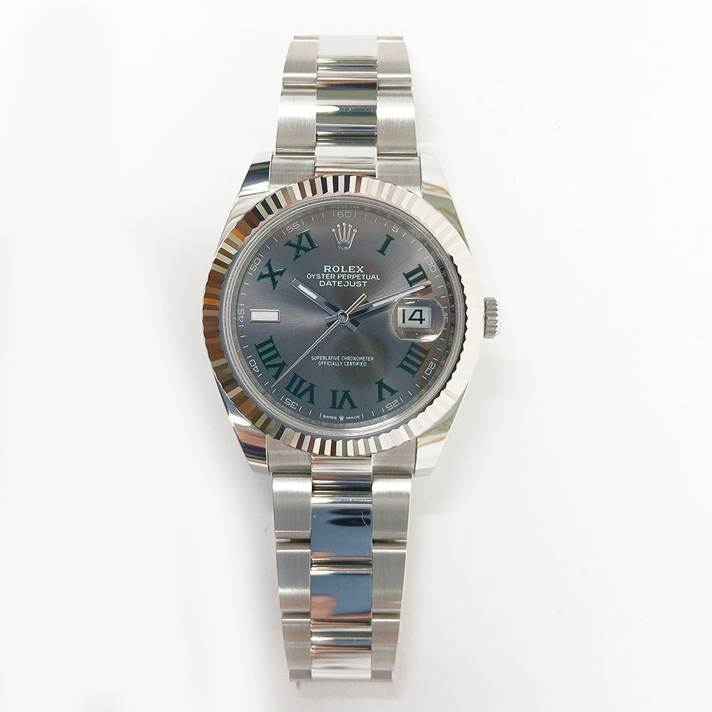Datejust 41mm Steel and White Gold 126334