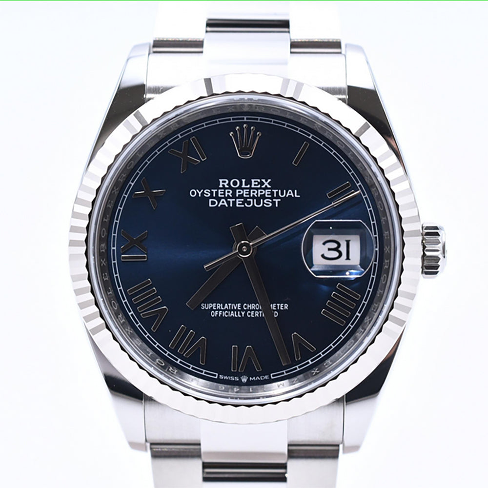 Datejust 36mm Steel and White Gold 126234