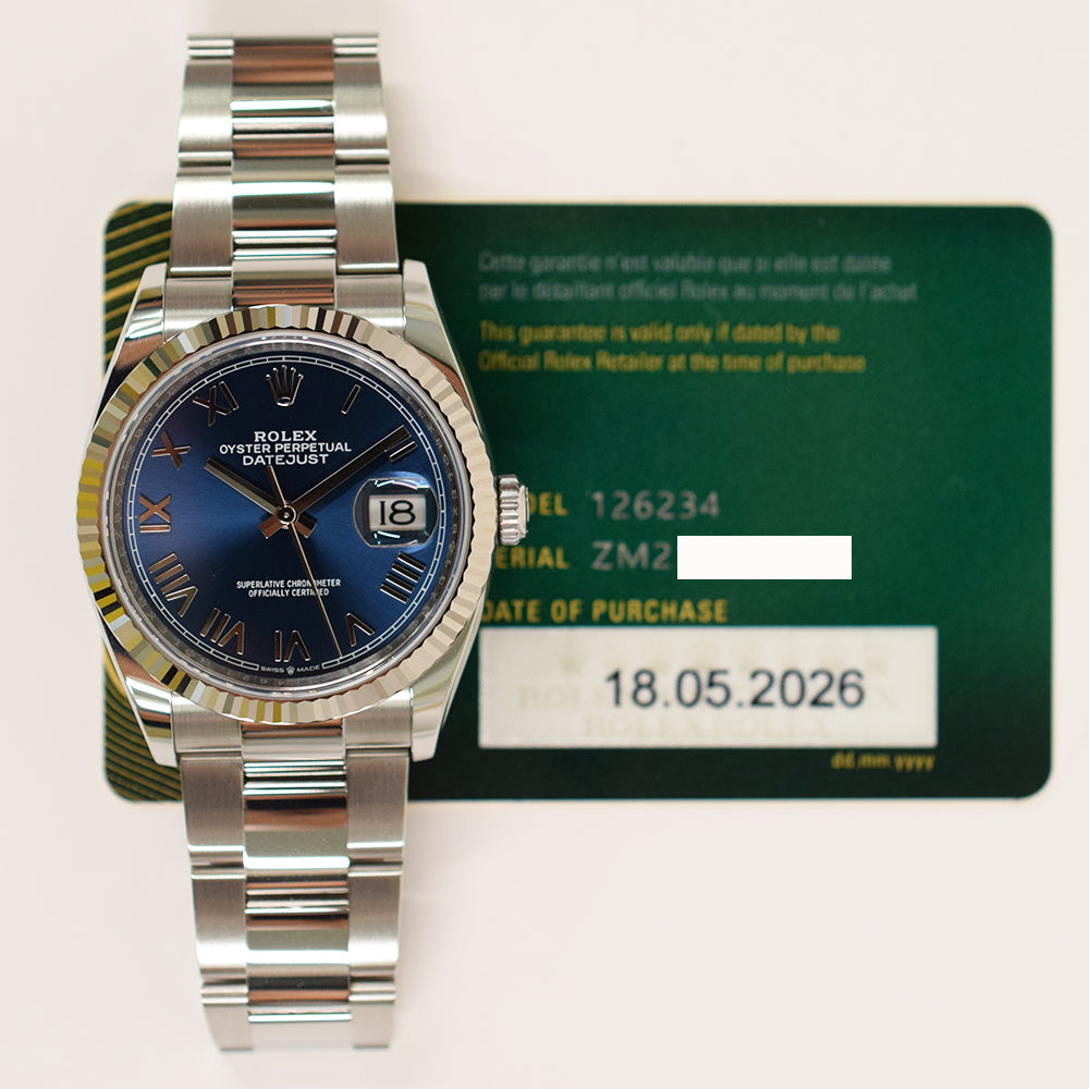 Datejust 36mm Steel and White Gold 126234
