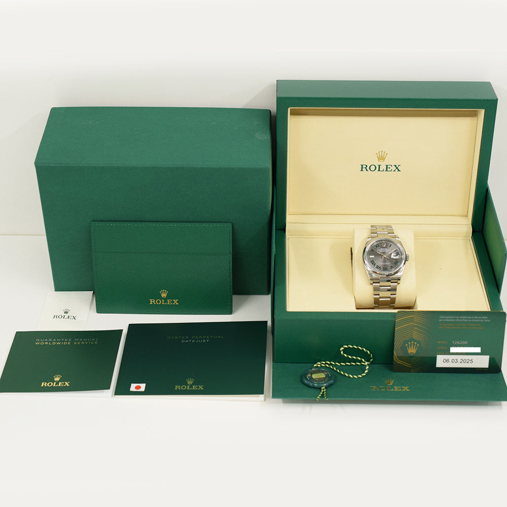 Datejust 36mm Domed Bezel Steel 126200