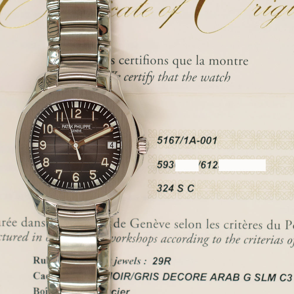 Aquanaut 40.8mm Self Winding Stainless Steel 5167/1A-001