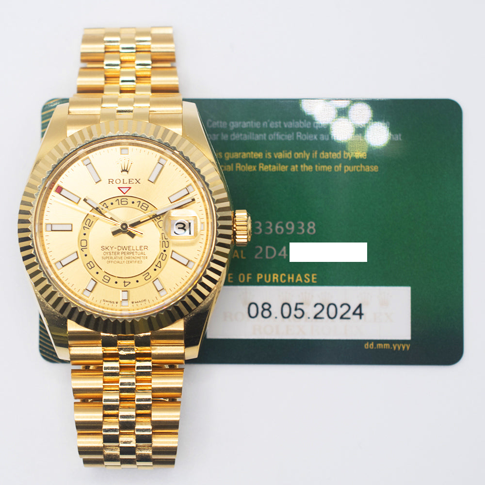 Sky-Dweller 42mm Yellow Gold 336938