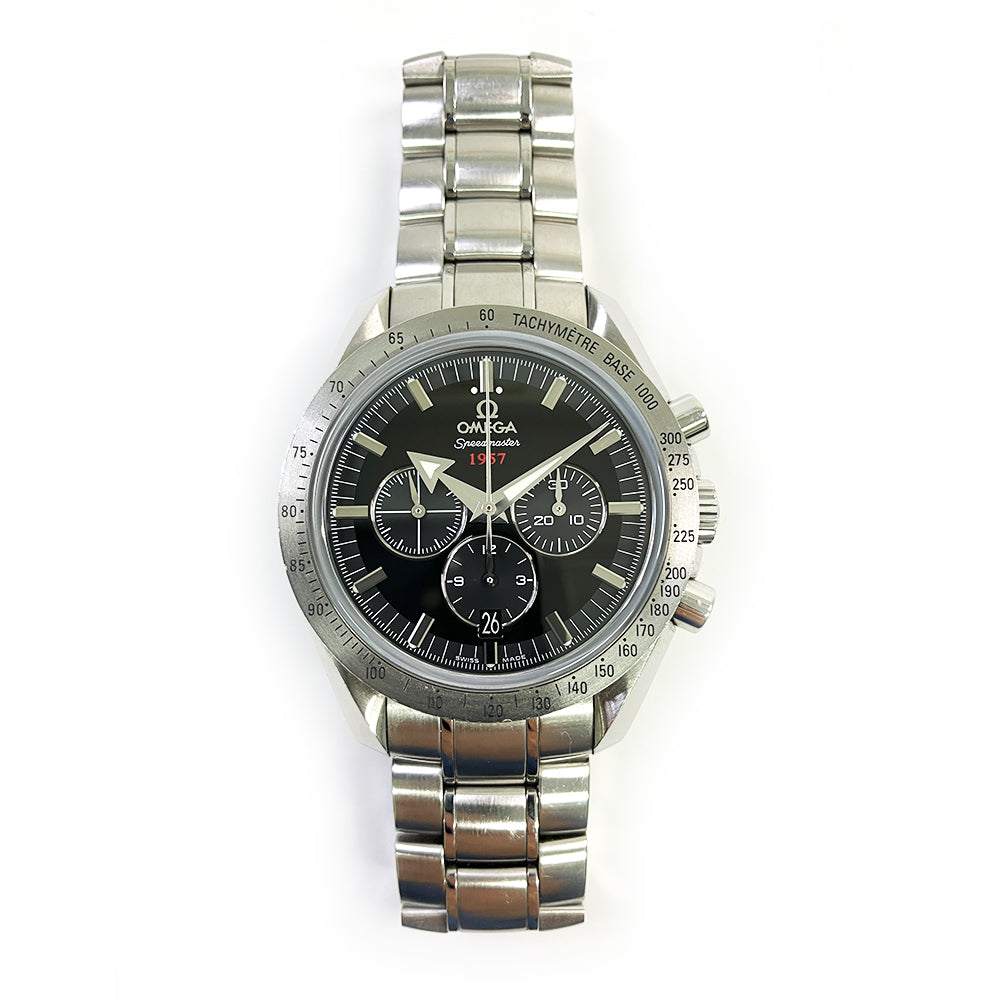 Speedmaster Broad Arrow 42mm 1957 Chronograph Steel on Steel 321.10.42.50.01.001