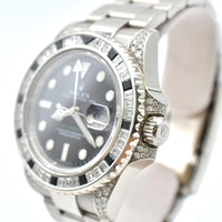 GMT-Master II 40mm Black Sapphire and Diamond Bezel White Gold 116759SANR