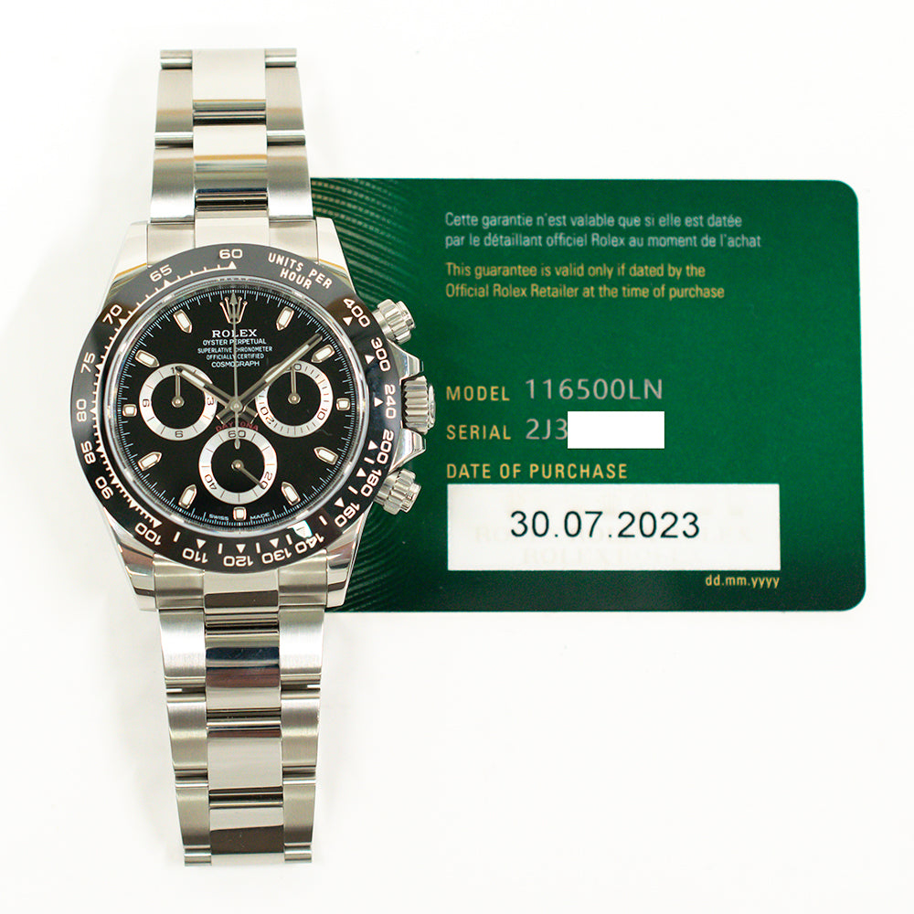 Daytona Steel Ceramic Bezel 116500LN