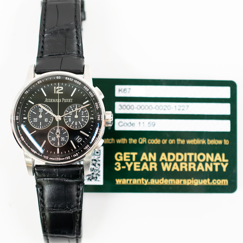 Code 11.59 41mm Chronograph White Gold 26393BC.OO.A002CR.01