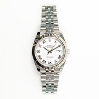 Datejust 41mm Steel and White Gold 126334