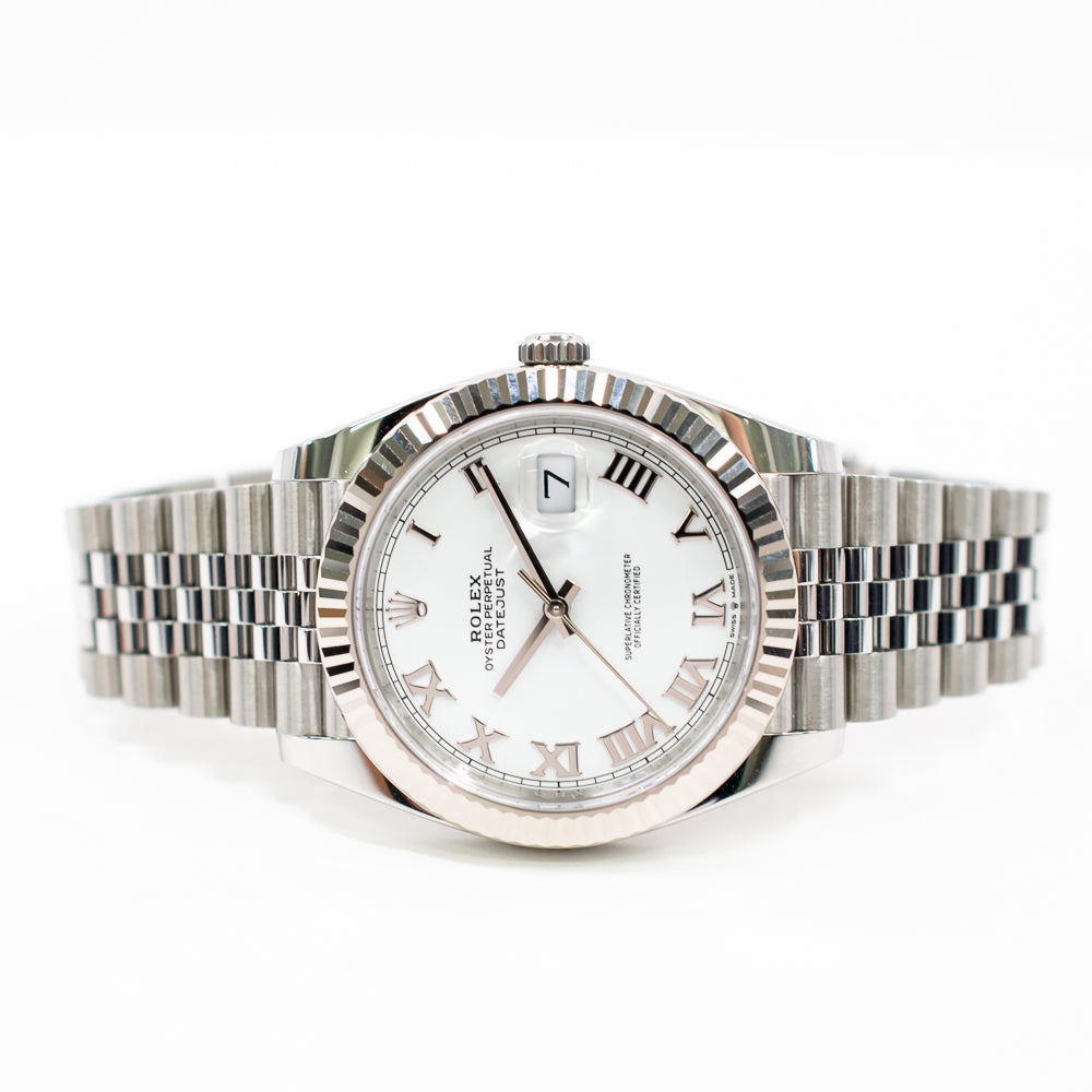 Datejust 41mm Steel and White Gold 126334