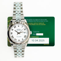 Datejust 41mm Steel and White Gold 126334