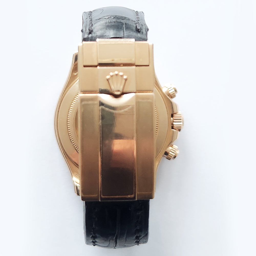Daytona Rose Gold with Leather Strap 116515LN