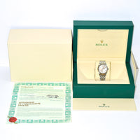 Datejust 36mm Steel and White Gold 16234