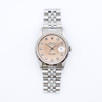 Datejust 36mm Steel and White Gold 16234