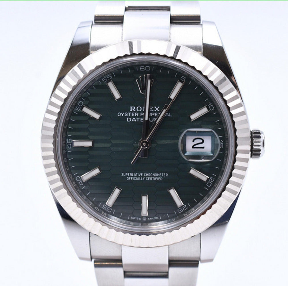 Datejust 41mm Steel and White Gold 126334