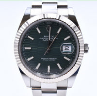 Datejust 41mm Steel and White Gold 126334