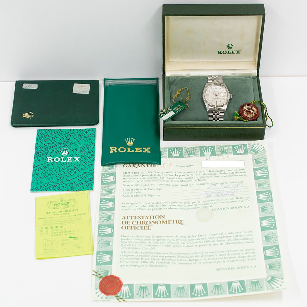 Datejust 36mm Stainless Steel and White Gold 16014