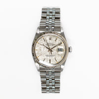 Datejust 36mm Stainless Steel and White Gold 16014