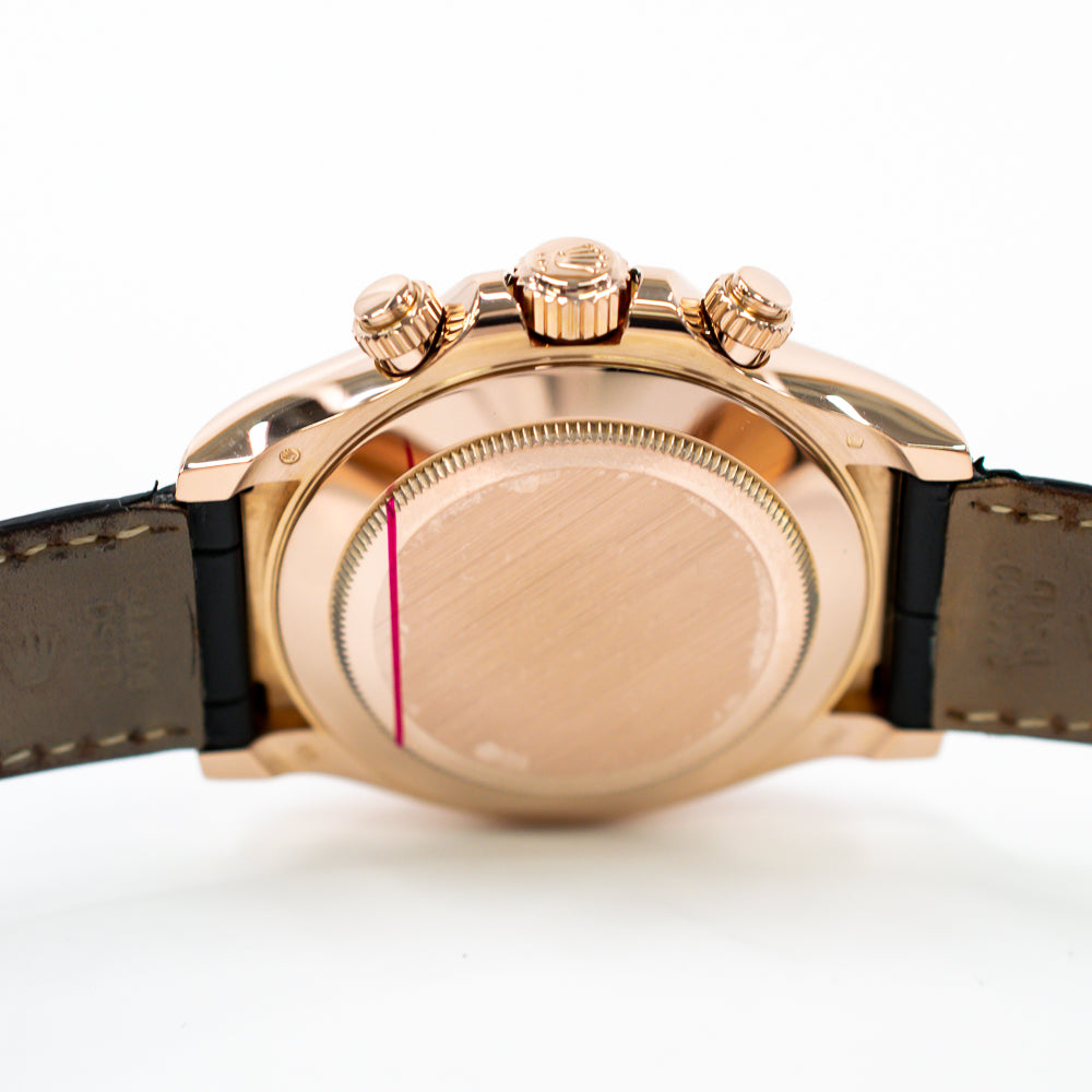 Daytona Rose Gold with Rubber Strap 116515LN