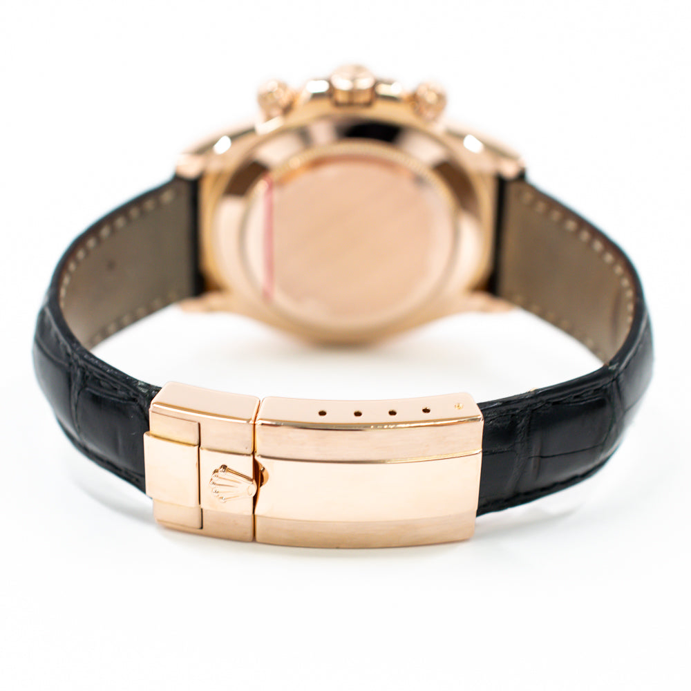 Daytona Rose Gold with Rubber Strap 116515LN