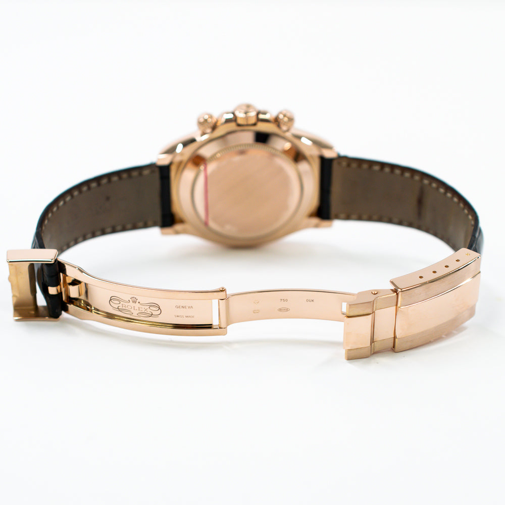 Daytona Rose Gold with Rubber Strap 116515LN