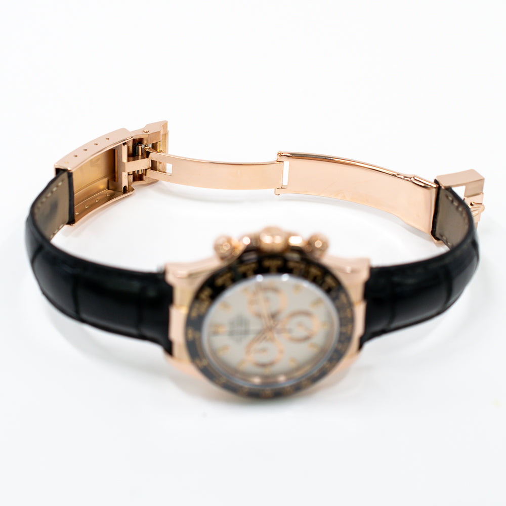 Daytona Rose Gold with Rubber Strap 116515LN