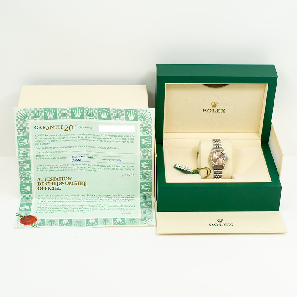 Datejust 26mm Steel and White Gold 79174