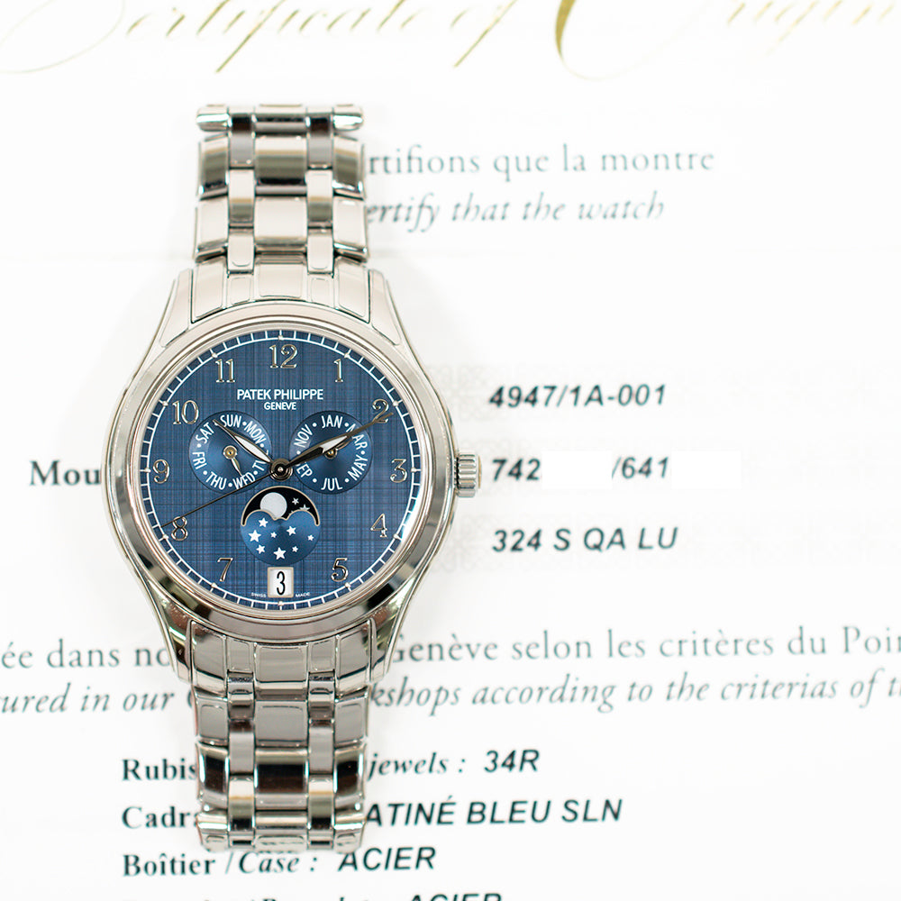 Complications Annual Calendar 38mm Moonphase - Steel 4947/1A-001