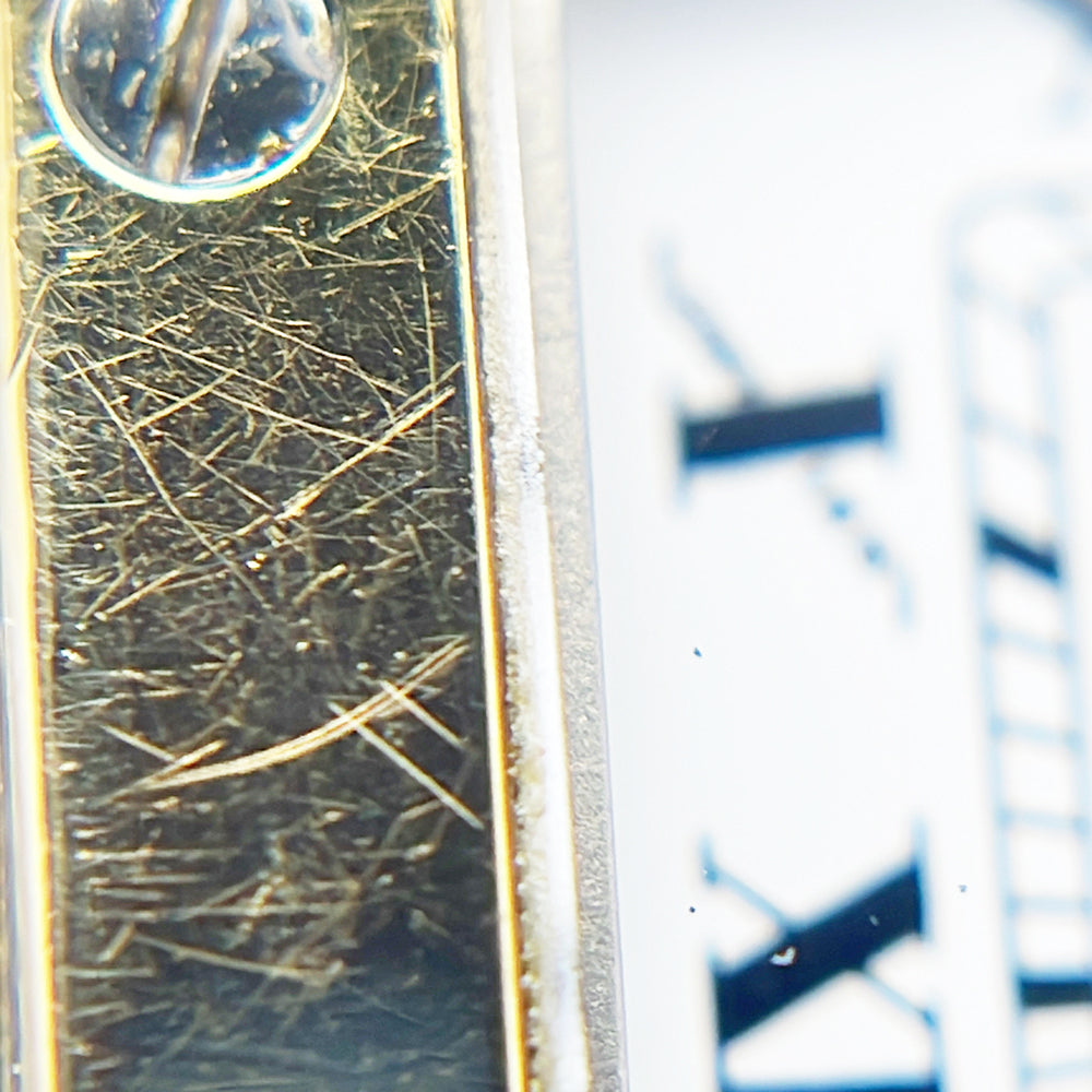 Santos Galbée - Steel and Yellow Gold - 24mm x 24mm W20012C4