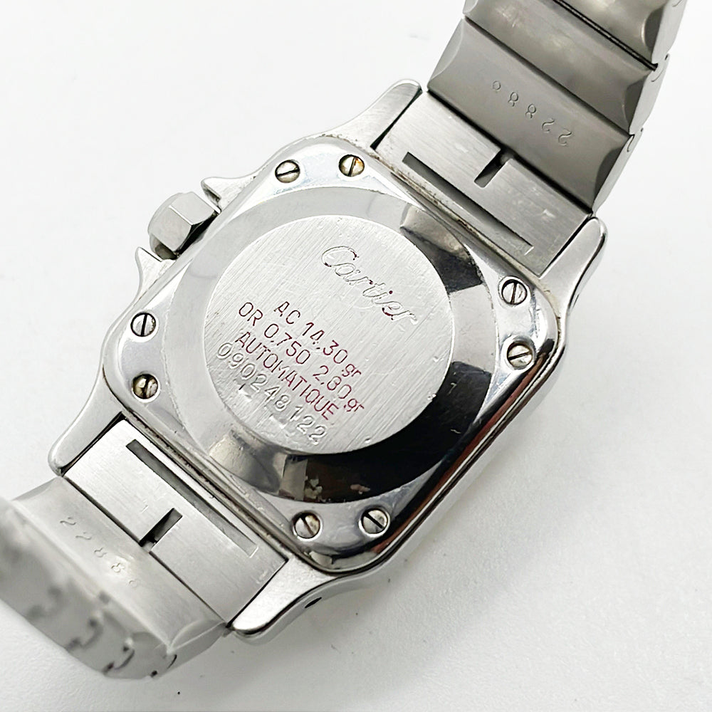 Santos Galbée - Steel and Yellow Gold - 24mm x 24mm W20012C4