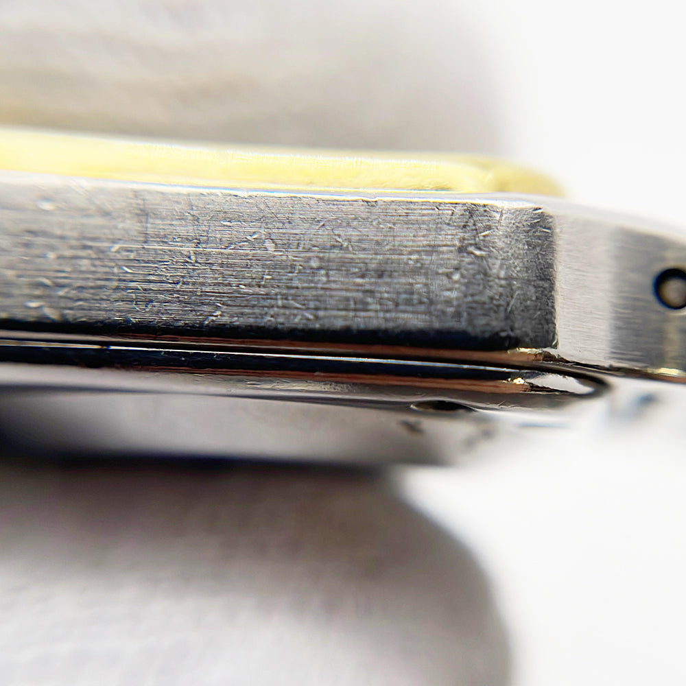 Santos Galbée - Steel and Yellow Gold - 24mm x 24mm W20012C4