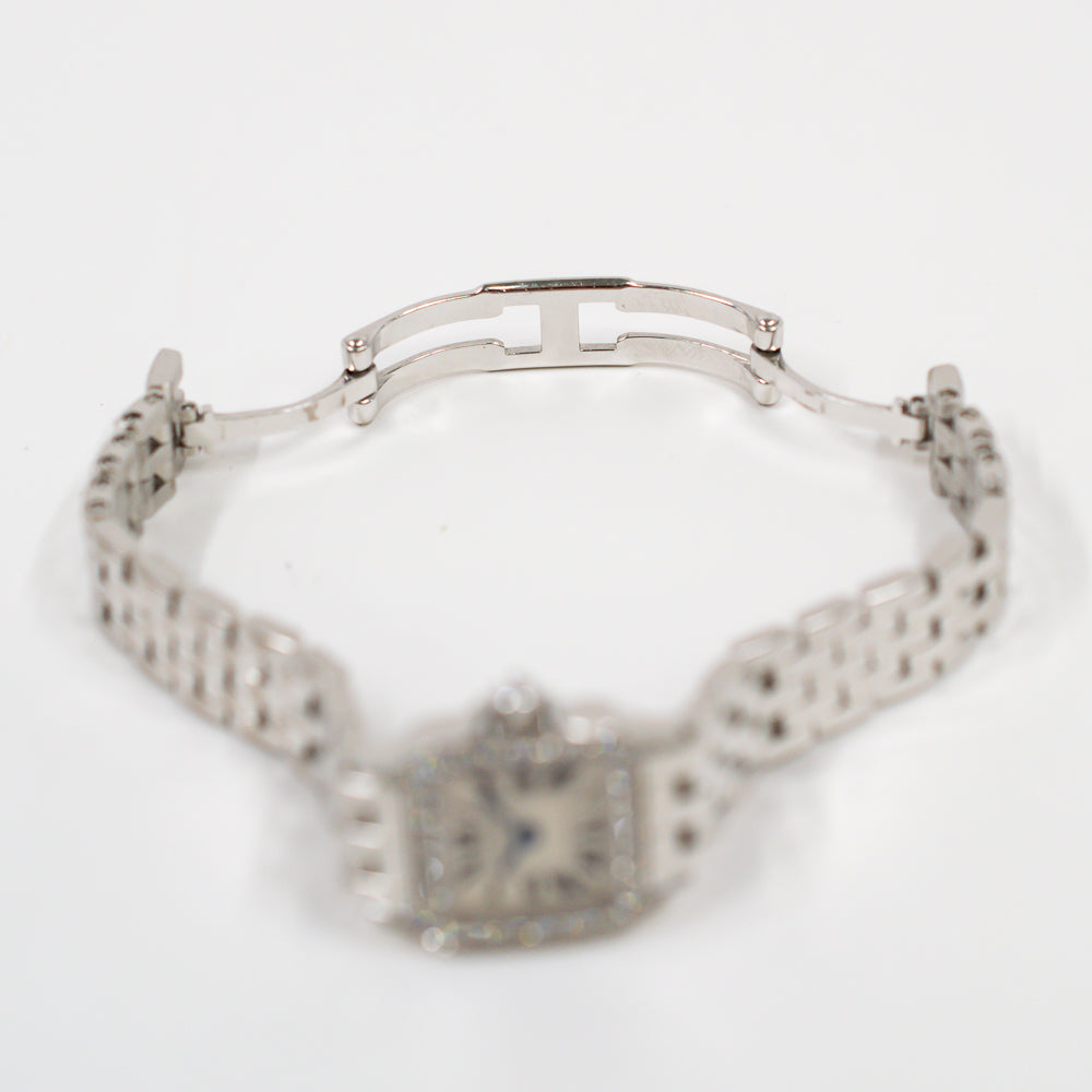 Santos Demoiselle Quartz 20mm x 20mm White Gold WF9005Y8